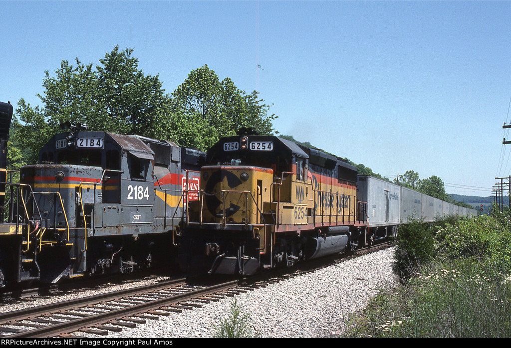 CSX 6254 with Xpressrailer Roadrailer Train